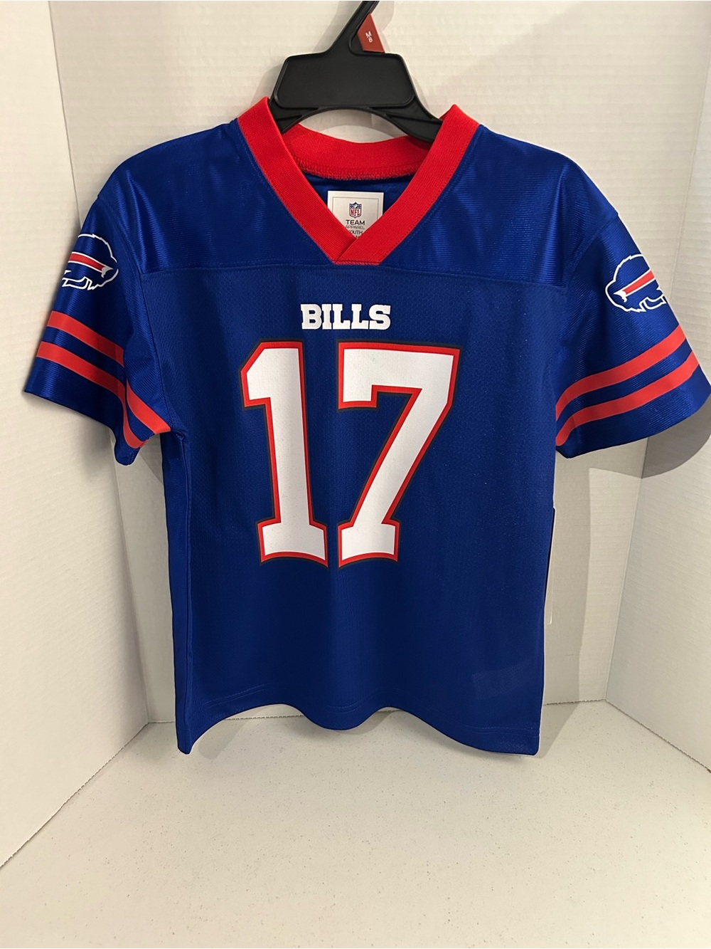 NFL Blue Jersey with Red and White Accents Youth M (8) NWT